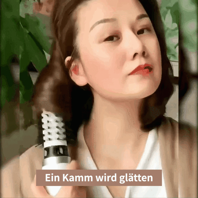 Animation showing the hot air styler rotating brush