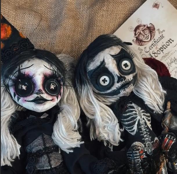 🎃Caroline Doll-One of a Kind 🖤