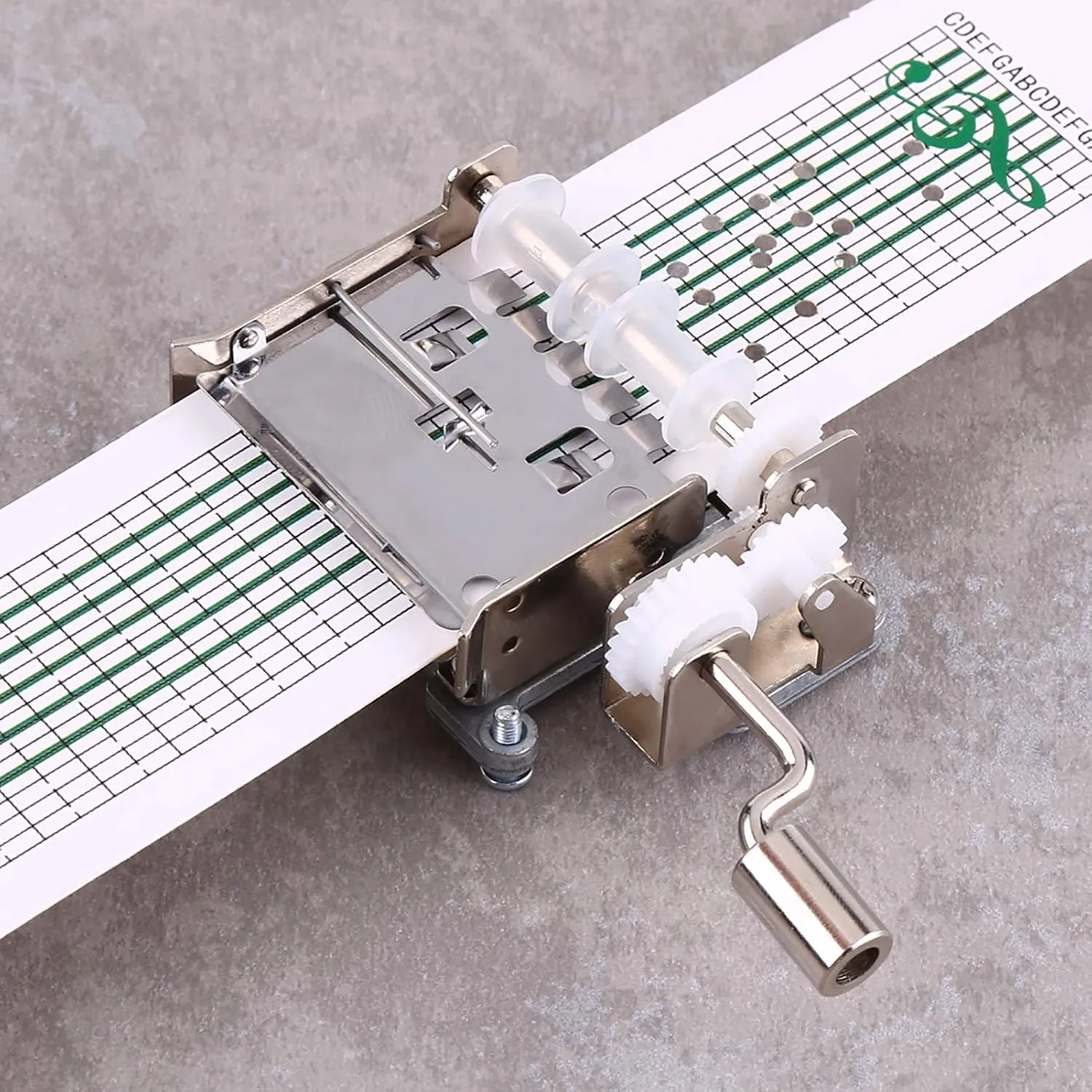 15 Note Tune Hand-cranked paper music box