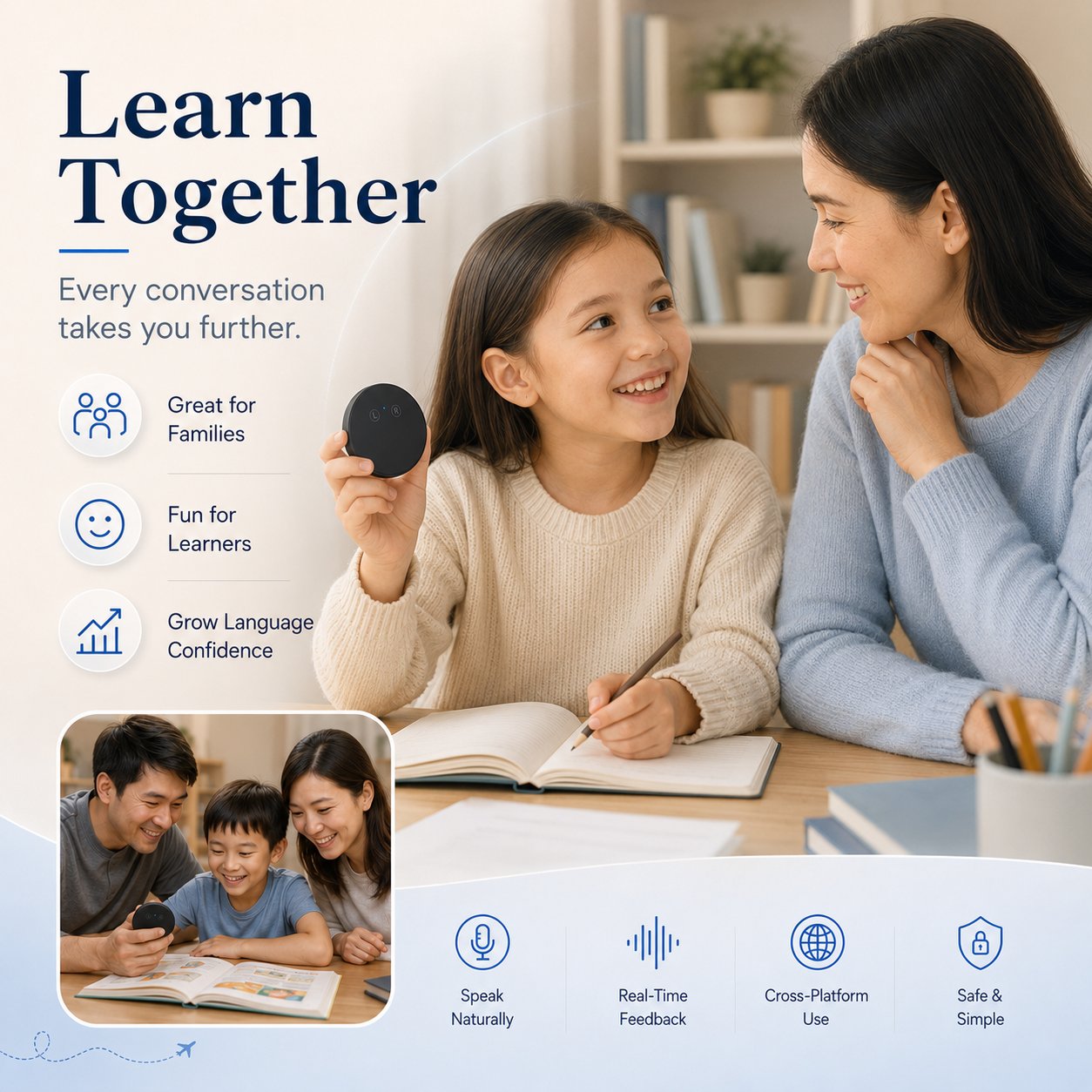 AI scenario based language conversation training