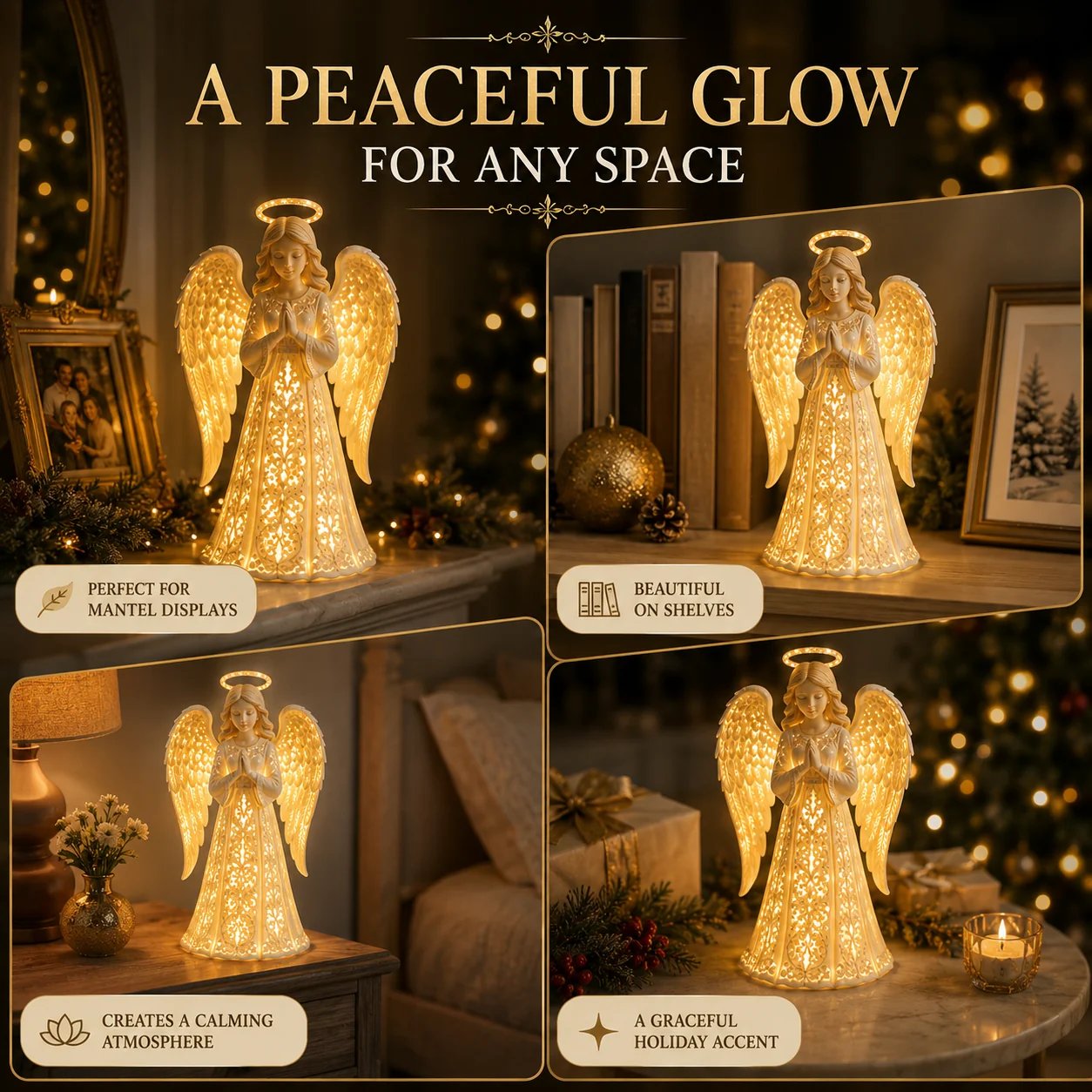 Angel Christmas Guardian Light gift
