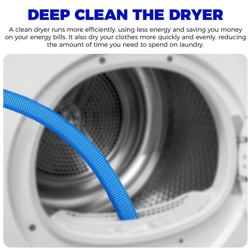 Dryer vent cleaning kit for everyday home maintenance