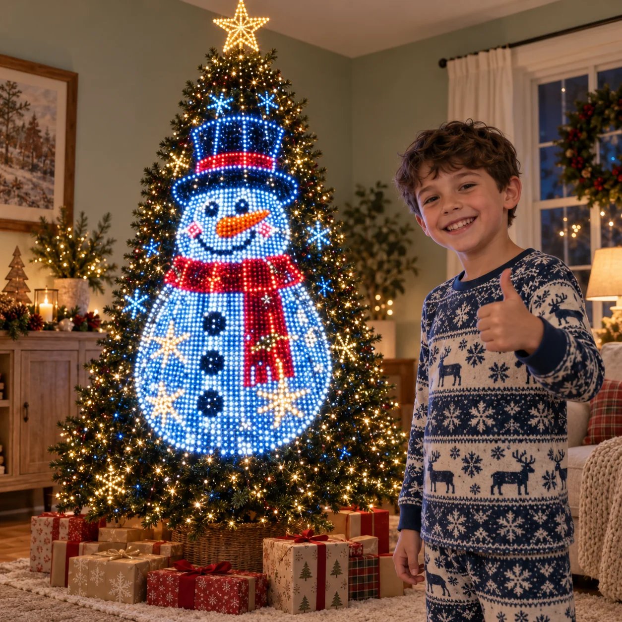 Lazzda animated Christmas tree lights