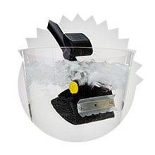 scrub daddy grill brush BBQ cleaner grate scrapper scrubber sponge steam clean scour