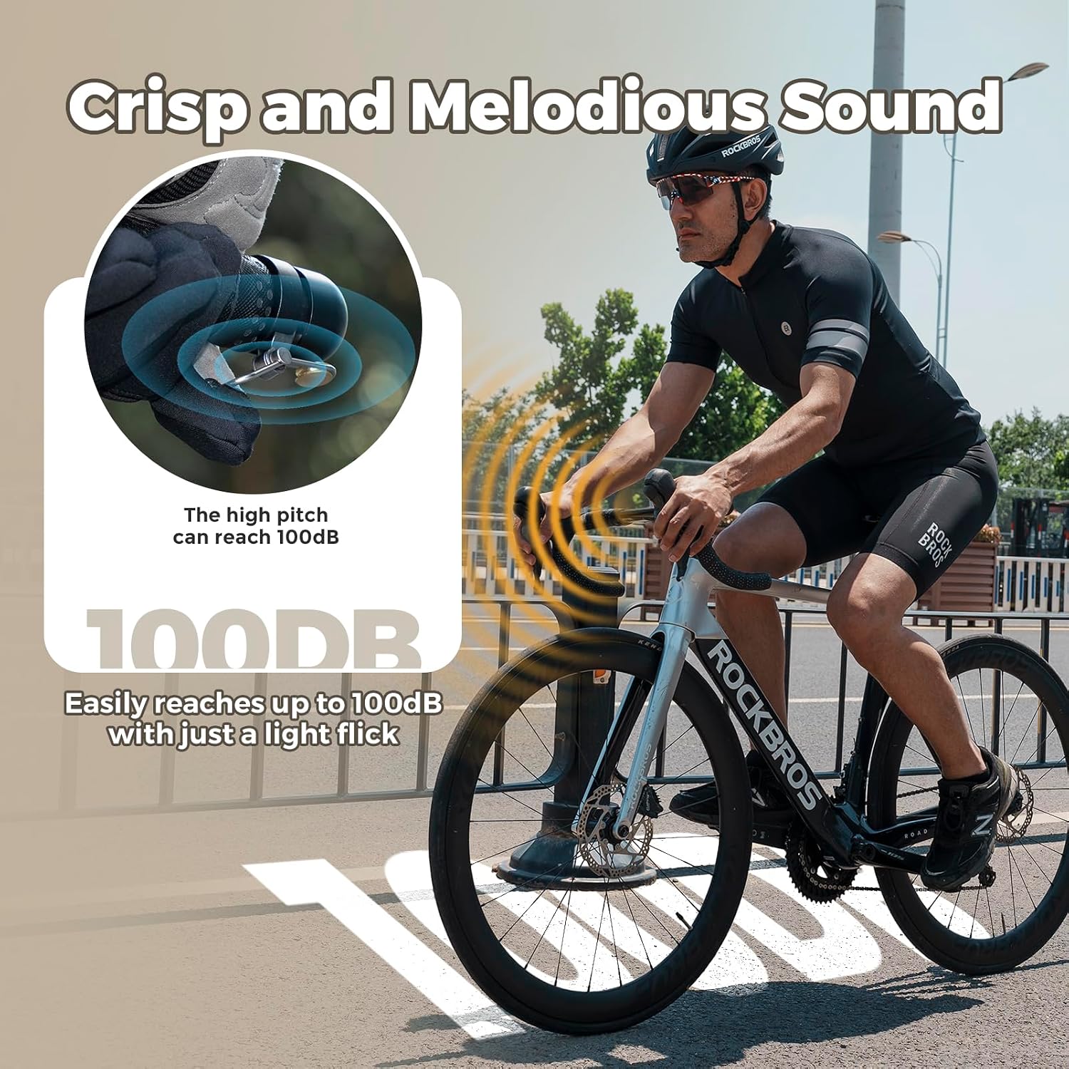 100dB copper alloy bicycle bell